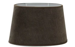 Matrix Oval Lampskärm 25cm Marron