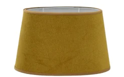 Matrix Oval Lampskärm 20cm Mustard