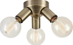 Mazzo Plafond 21cm 3L Antikmässing