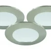 MD-232 Downlight 3000K 3x10W, Satin 230V IP44 3-Pack