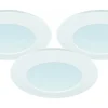 MD-232 Downlight 3000K 3x10W Vit 230V IP44 3-Pack