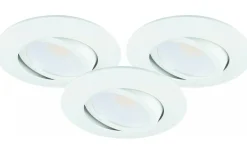 MD-230 Downlight 3000K 3x5W Vit 230V IP44 3-Pack