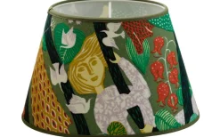 Melodi Oval Lampskärm 20cm Grön Stig Lindberg