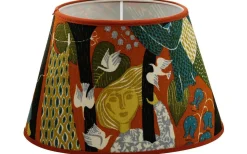 Melodi Oval Lampskärm 20cm Orange Stig Lindberg