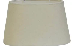 Melton Ull Oval Lampskärm 25cm Offwhite