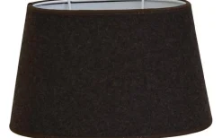 Melton Ull Oval Lampskärm 30cm Brun