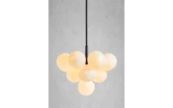 Merlot Taklampa Svart/Opal 56cm