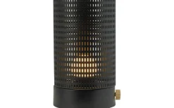 Mesh Uppladdningsbar Lykta 20cm LED 2700K Svart/Mässing