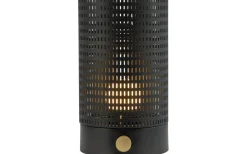 Mesh Uppladdningsbar Lykta 20cm LED 2700K Svart/Mässing