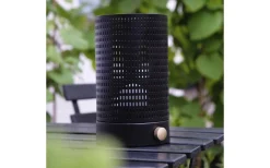 Mesh Uppladdningsbar Lykta 20cm LED 2700K Svart/Mässing