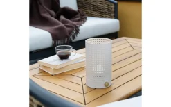 Mesh Uppladdningsbar Lykta 20cm LED 2700K Vit/Mässing