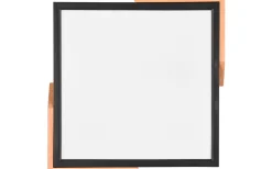 Meta Plafond LED matt svart/trä