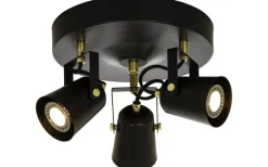 Metz Takspotlight 25cm 3L Svart/Matt Mässing