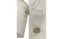 Metz Vägglampa Vit/Stål