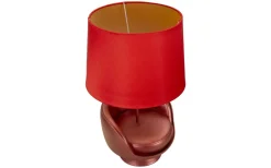 Midcentury Bordslampa 43cm Röd