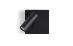 Mig Vägglampa LED 3W 3000K Svart