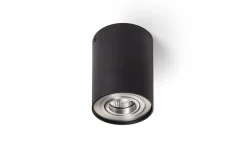 Milano I Takspotlight 9,5cm Svart/Aluminium
