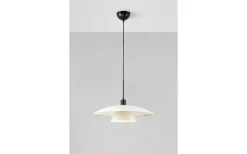 Millinge Taklampa 50cm Matt Vit/Svart