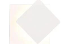 Mio Vägglampa LED fyrkantig matt vit