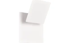 Mio Vägglampa LED fyrkantig matt vit