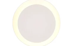 Mio Vägglampa LED rund matt vit