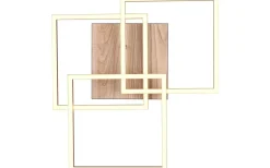 Mobil Plafond LED träimitation/mattsvart