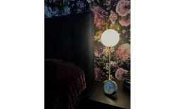 Molekyl Bordslampa 1L 43cm Mässing/Opal