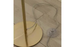 Molekyl Golvlampa 130cm Matt Mässing/Vit