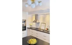 Molekyl Plafond 58cm Mässing/Vit