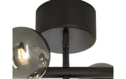 Molekyl Plafond 58cm Svart/Rök