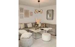 Molekyl Taklampa 50cm 10L Svart/Rök