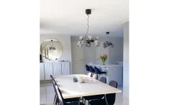 Molekyl Taklampa 50cm 10L Svart/Rök