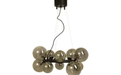 Molekyl Taklampa 50cm 10L Svart/Rök