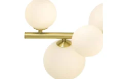 Molekyl Taklampa 85cm Mässing/Vit