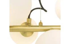 Molekyl Taklampa 85cm Mässing/Vit