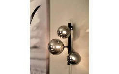 Molekyl Vägglampa Svart/Rök