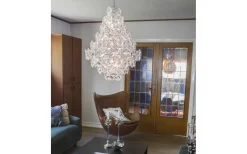 Monarque Grande Taklampa 58cm Klar