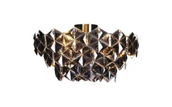 Monarque Plafond Ø51cm Svart/Krom