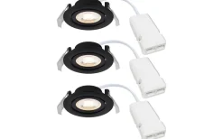 Monolo Spotlight 3-Steg-DIM LED 3000K 4,8W Svart 3-pack
