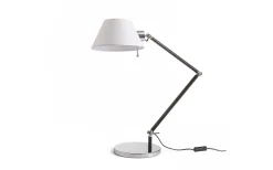 Montana Skrivbordslampa 78cm Vit/Svart/Krom