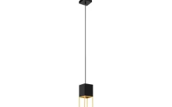 Montebaldo Fönsterlampa 10cm GU10 LED 3000K 4,5W Svart/Guld