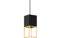 Montebaldo Fönsterlampa 10cm GU10 LED 3000K 4,5W Svart/Guld