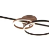 Montilla Plafond LED svart/kaffebrun