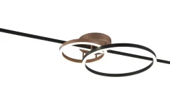 Montilla Plafond LED svart/kaffebrun