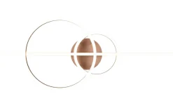 Montilla Plafond LED svart/kaffebrun