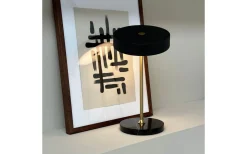 Moonlight Uppladdningsbar Bordslampa 28,5cm LED 3000K 2W Svart/Mässing