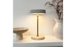 Moonlight Uppladdningsbar Bordslampa 28,5cm LED 3000K 2W Beige/Mässing