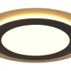 Morgan Plafond LED 45cm matt svart/guld