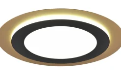Morgan Plafond LED 45cm matt svart/guld