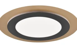 Morgan Plafond LED 45cm matt svart/guld